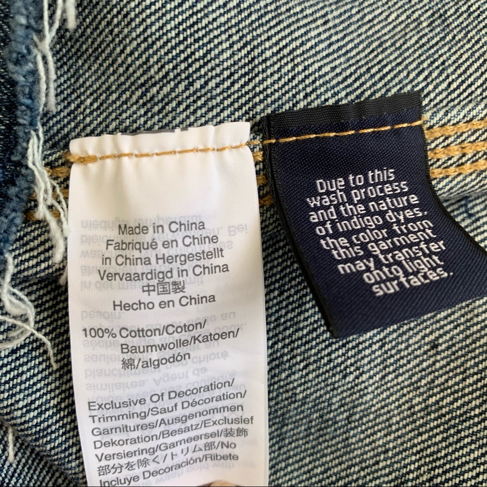 4. Madewell Rigid Denim Mini Skirt Reworked Edition - Picture 9 of 11